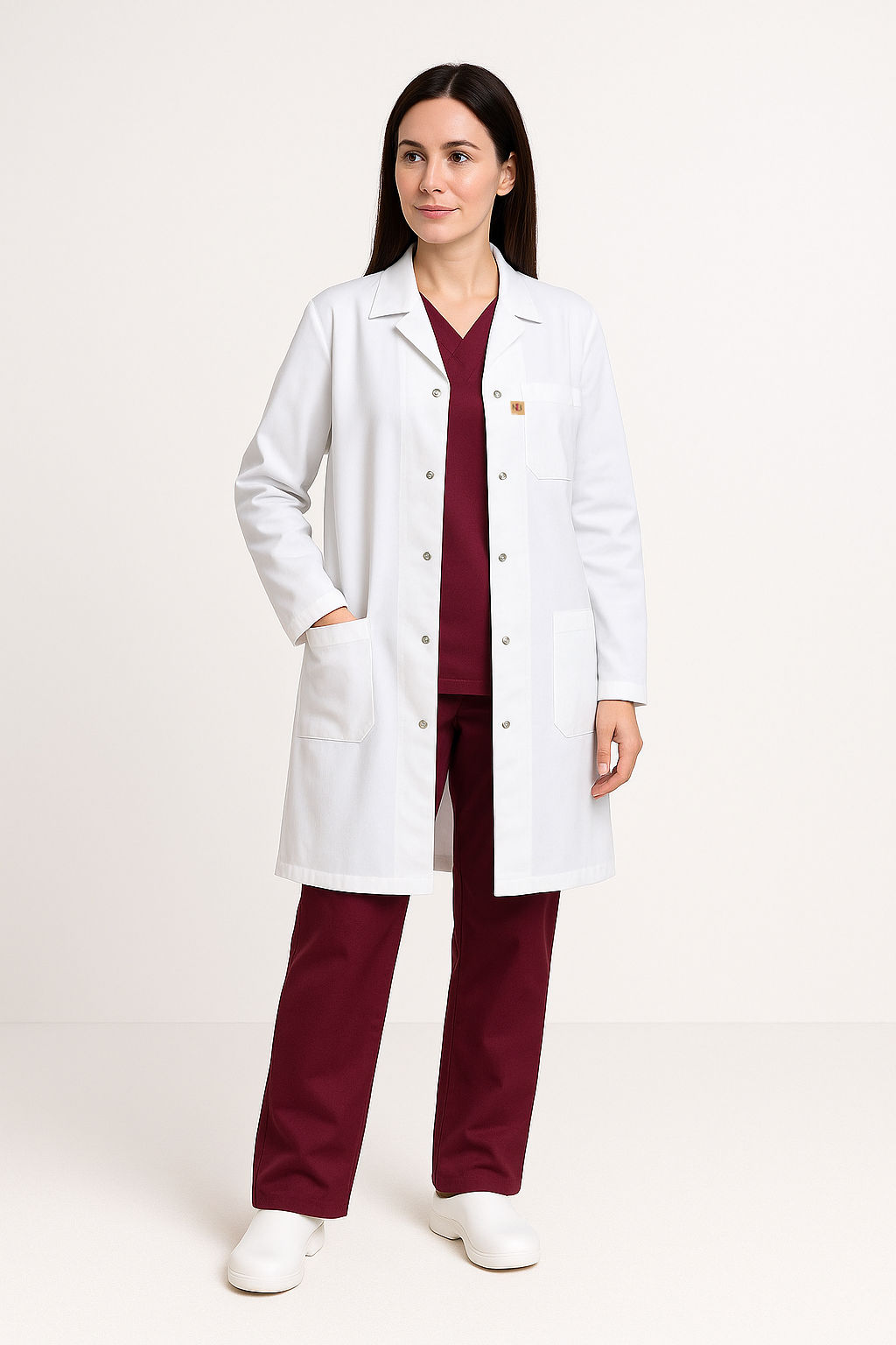 KB_BLOUSE_COL CHEMISE_FEMME Blouse col chemise manches longue – Image 1