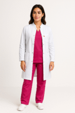 Blouse col officier manches longue